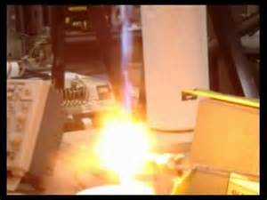 RF-activated saline combustion